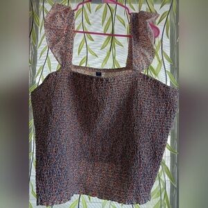 Old Navy Multicolor Textured Blouse